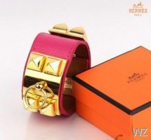 Hermes Collier de Chien Bracelet Yellow Gold